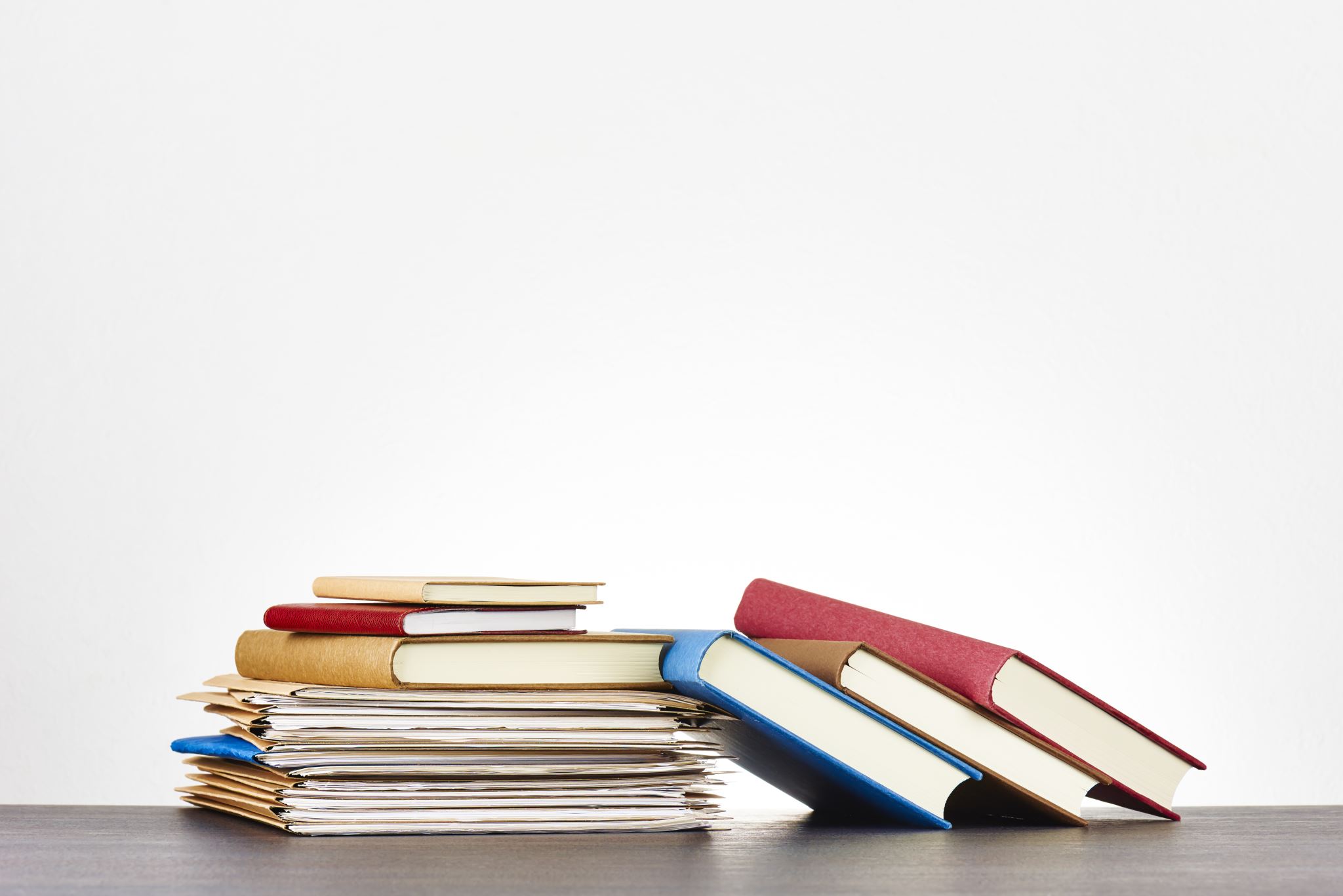 A stack of books