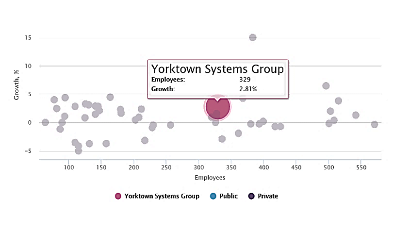 Market Position of Yorktown Systems Group