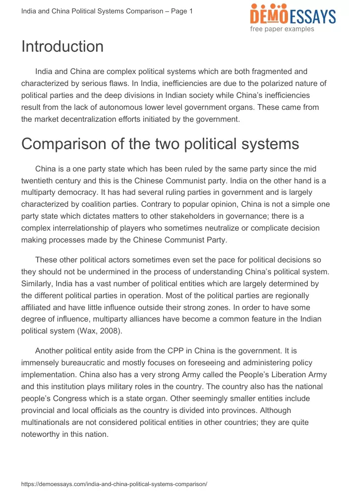 India Political System
